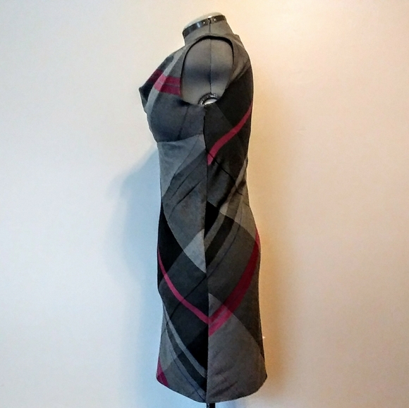 Ted Baker London Plaid Wool Pencil Dress - Picture 3 of 7